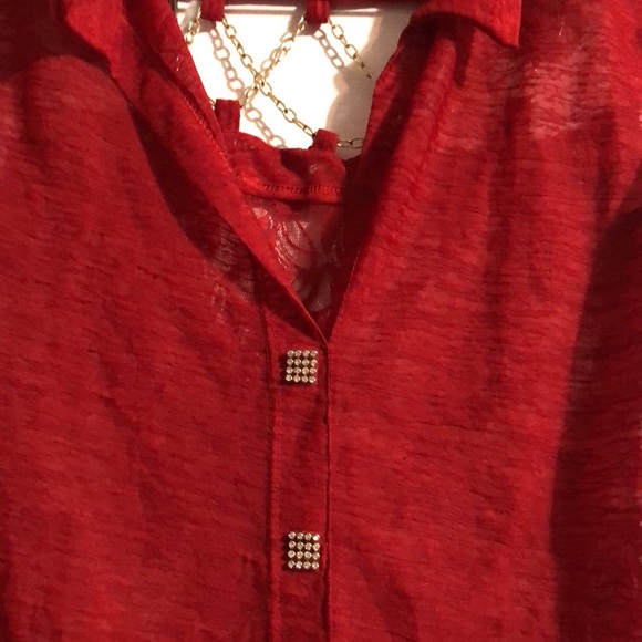 Red tank top - Picture 2 of 4